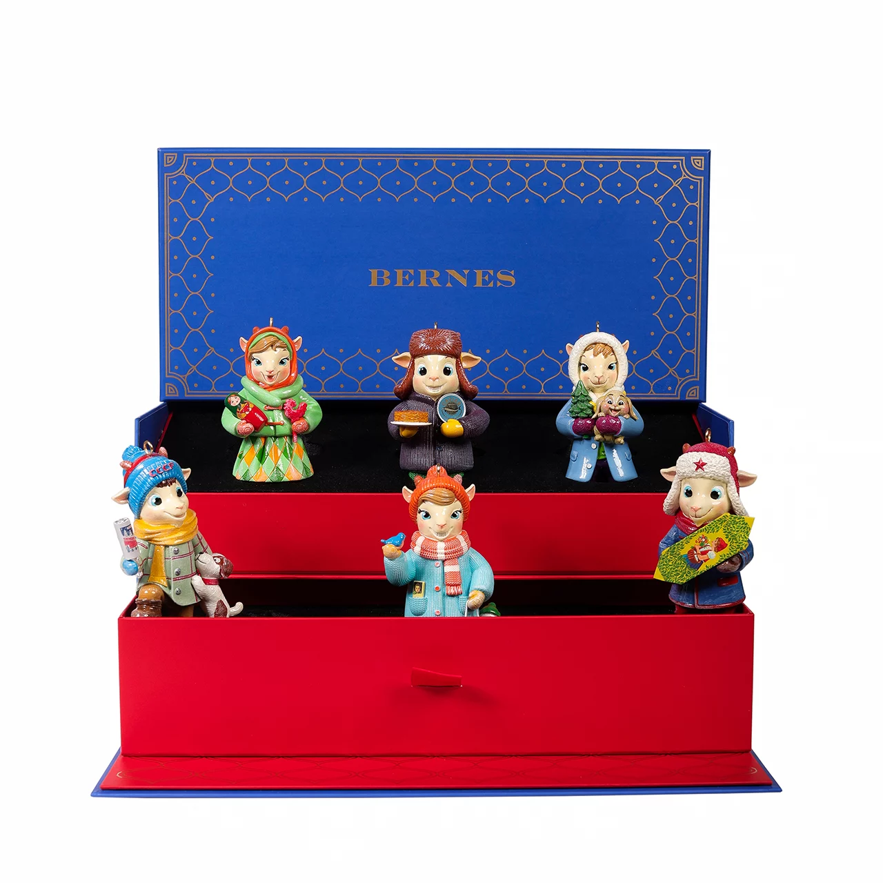 Елочные игрушки новогодние козлята Bernes Эпизод 5 Музыкальный набор