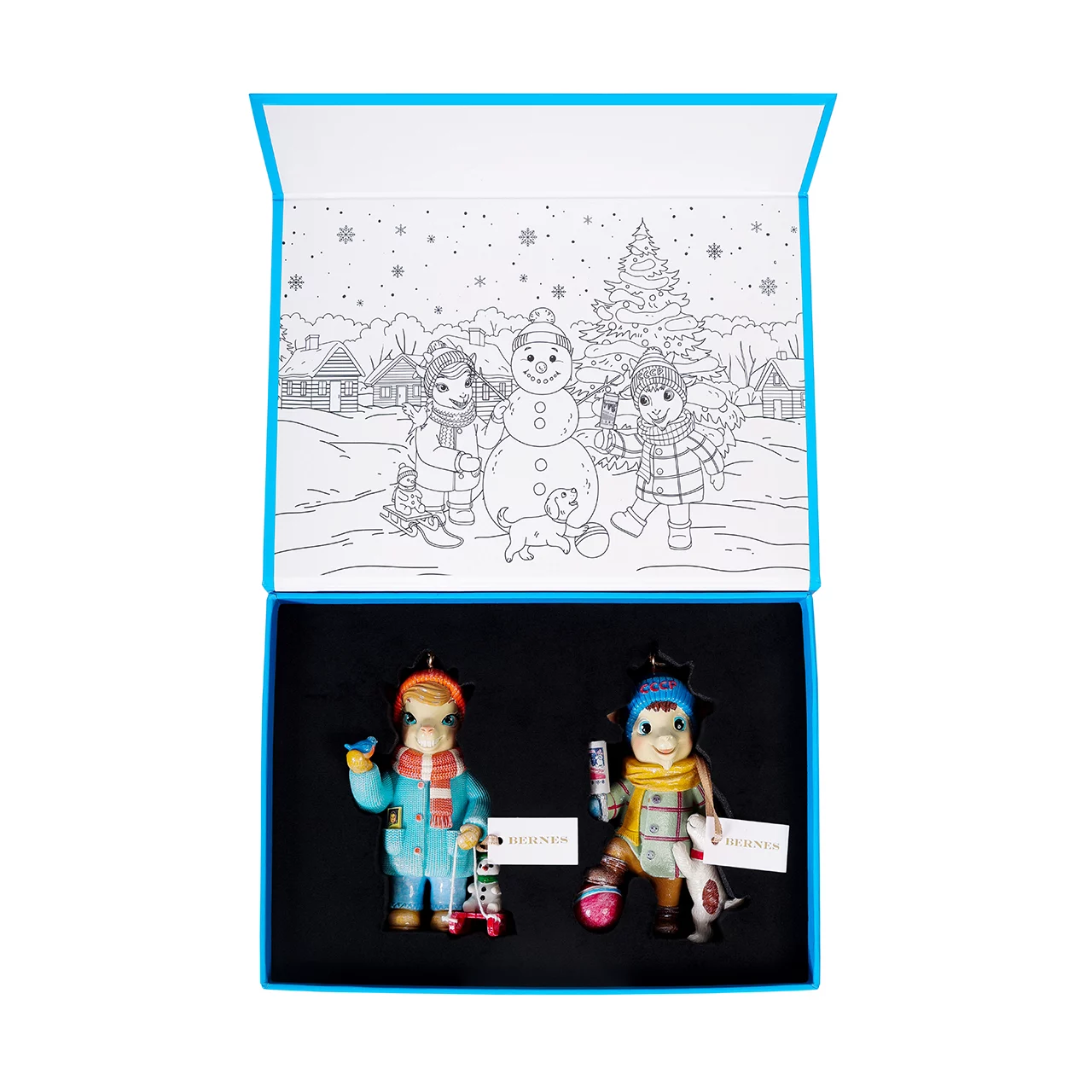 Елочные игрушки Козлики Твикс 18 Bernes